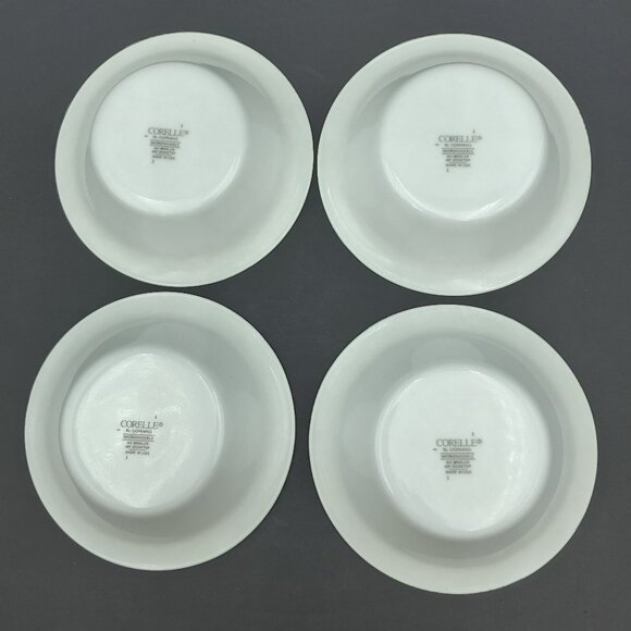 Corelle Fiesta Red Hot Chili Peppers Rim Cereal Bowl Salsa Dip Sauce Snack Bowls - Picture 8 of 8